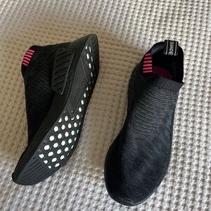 Adidas NMD CS2 Triple Black Shock Pink Size 8 Men/10 Womens NO INSOLE